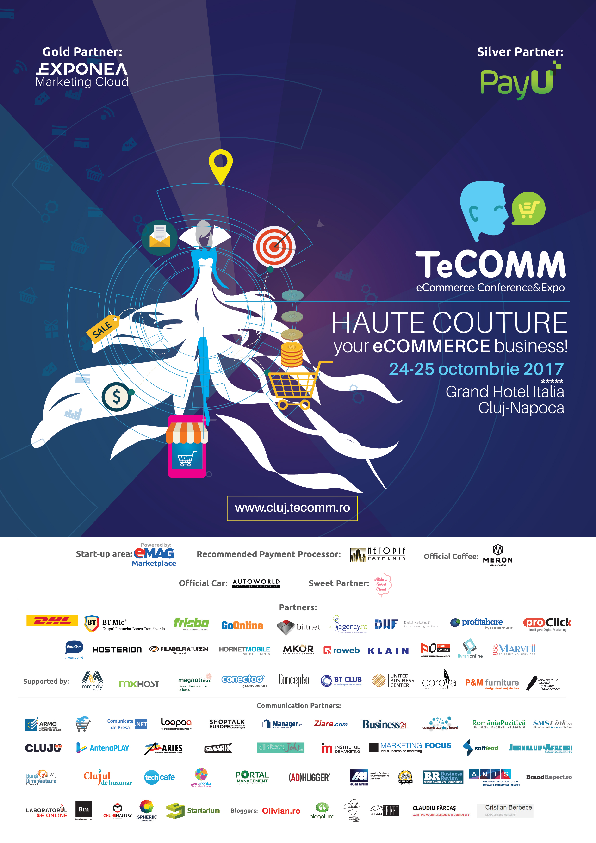 400 de profesionisti in eCommerce reuniti la Evenimentul Premium de Comert Electronic TeCOMM