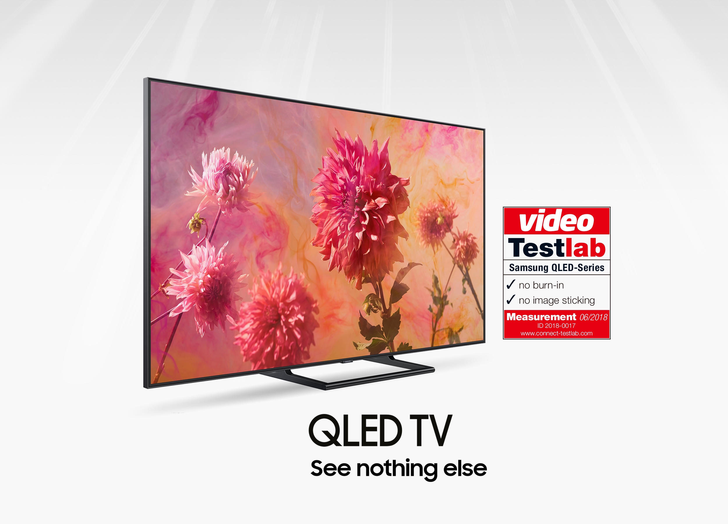 Certificat de Testlab: Samsung QLED TV, fără efect „burn – in”