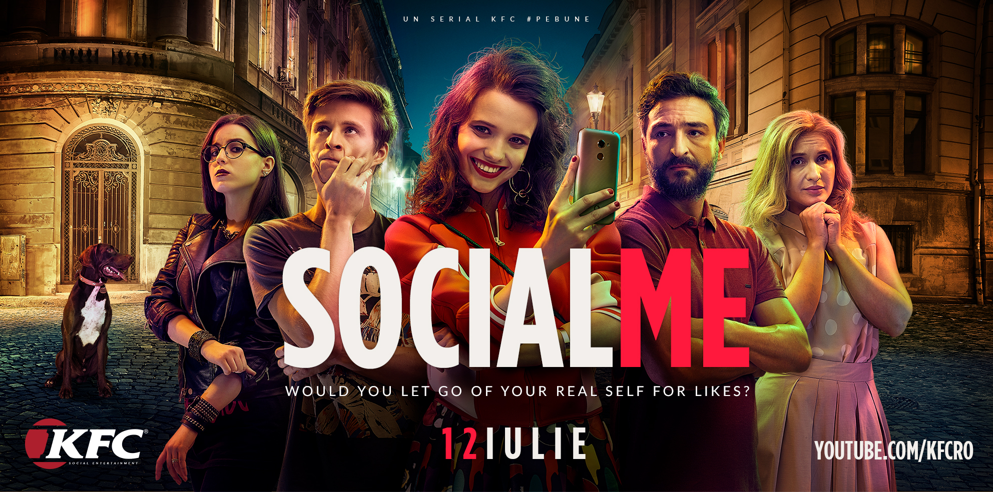 KFC România lansează serialul SOCIAL ME  – o poveste despre lupta dintre realitate și social media în viața tinerilor, totul sub platforma KFC Social Entertainment Channel