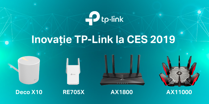 TP-Link® prezintă la CES 2019 toate ofertele de Whole Home Mesh și cea mai completă linie de produse pentru noul 802.11ax (Wi-Fi 6) Wireless Standard