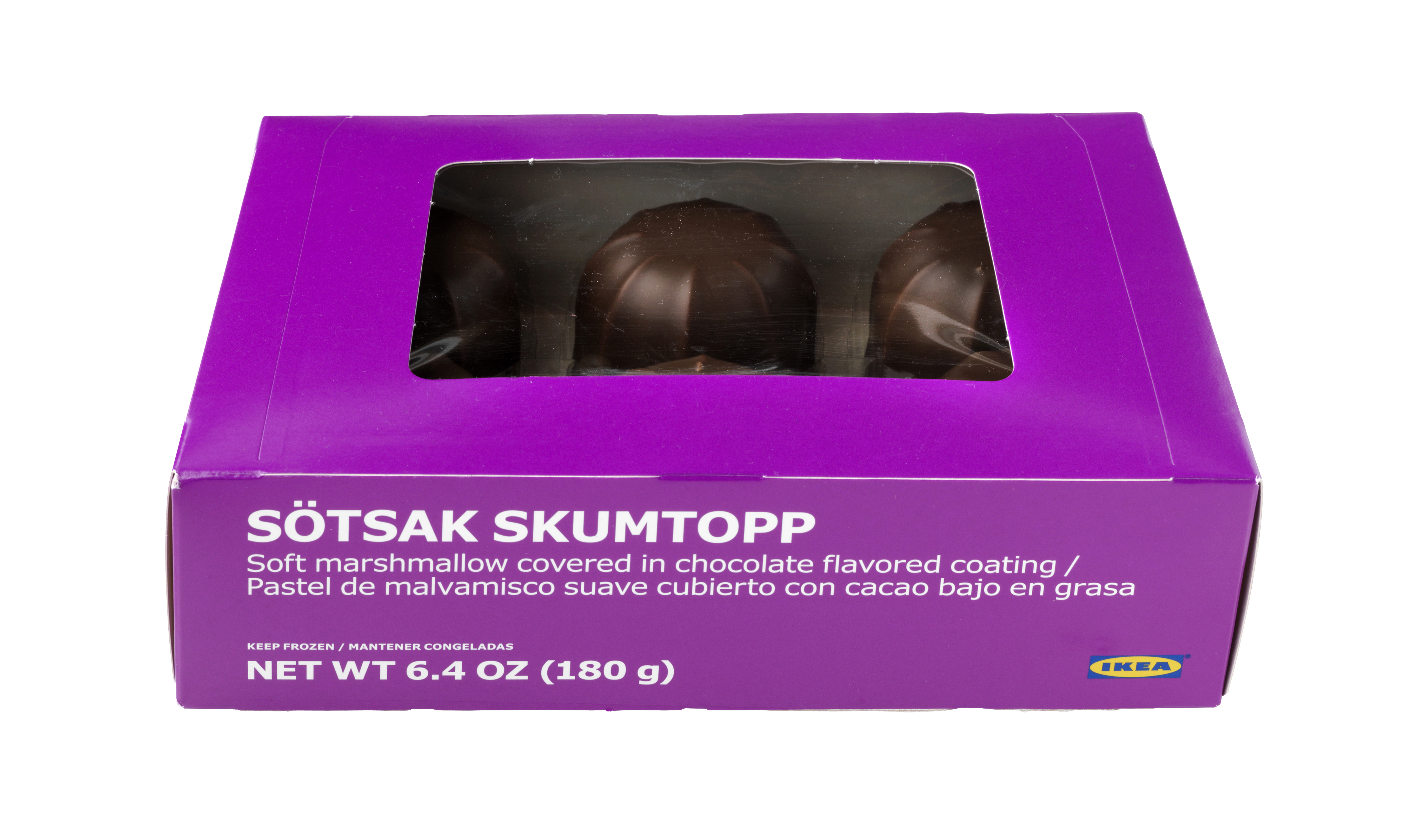 IKEA recheamă prăjiturile de bezea SÖTSAK SKUMTOPP, 180g, din cauza declarării neclare a laptelui ca produs alergen în lista de ingrediente