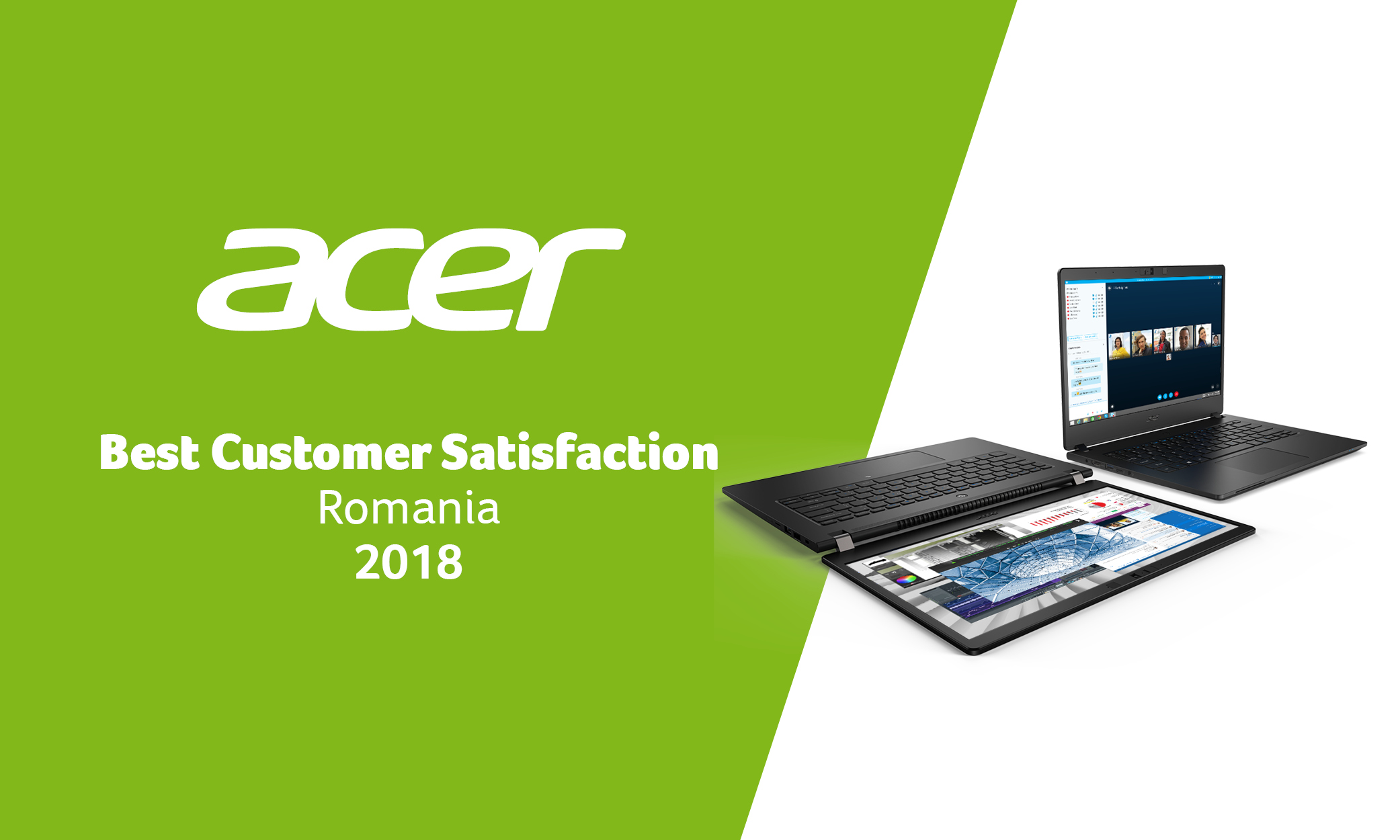 Acer: lider în România, cu cei mai mulțumiți clienți